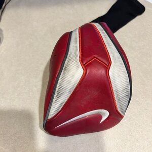 Nike Red and White Headcover